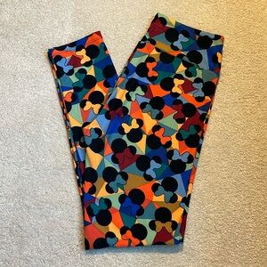 LuLaRoe Disney Minnie Mouse one size multicolor leggings excellent condition